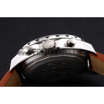 Breitling Bentley Mulliner Tourbillon Brown Dial Stainless Steel Case Brown Leather Strap  622727