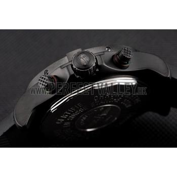 Breitling Avenger Seawolf Ion Plated Steinless Steel Case Black Dial Rubber Bracelet 622240