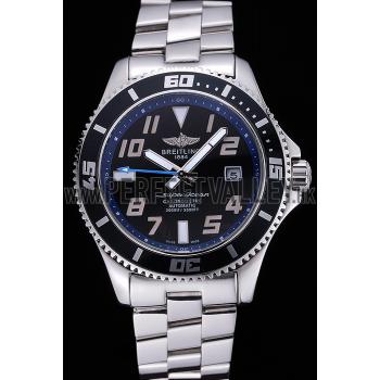 Breitling Superocean 44 Abyss Blue Accents Stainless Steel Bracelet  622506