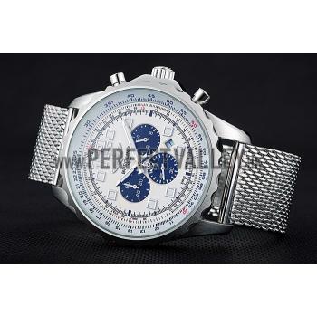 Breitling Navitimer Stainless Steel Strap Beige Dial