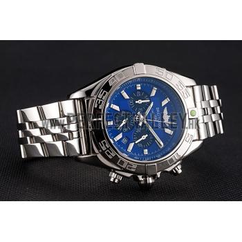 Breitling Chronomat 44 Blue Dial with Black Subdials Stainless Steel Bracelet  622508