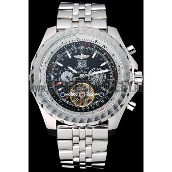 Breitling Bentley Mulliner Tourbillon Black Dial Stainless Steel Case And Bracelet  622731