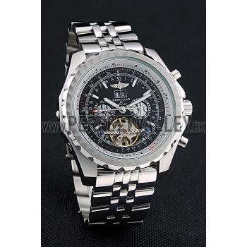 Breitling Bentley Mulliner Tourbillon Black Dial Stainless Steel Case And Bracelet  622731