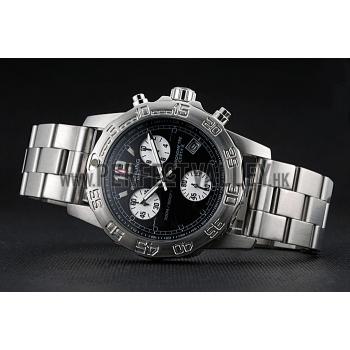 Replica Breitling Colt Chronograph II Black Dial Stainless Steel Bracelet  622427