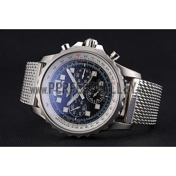 Swiss Breitling Professional Chronospace Black Dial Stainless Steel Case And Bracelet  622874