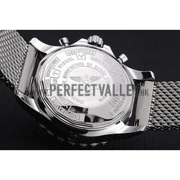 Swiss Breitling Professional Chronospace Black Dial Stainless Steel Case And Bracelet  622874