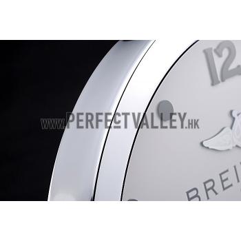 Breitling Superocean Wall Clock Silver-White  622463 Replica