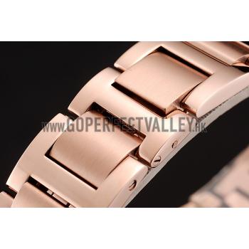 Swiss Cartier Ballon Bleu 40 MM Diamond Dial Diamond Case Rose Gold Bracelet 1453881