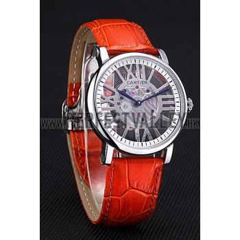 Cheap Cartier Rotonde Skeleton Flying Tourbillon Orange 621969