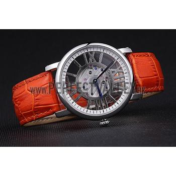 Cheap Cartier Rotonde Skeleton Flying Tourbillon Orange 621969