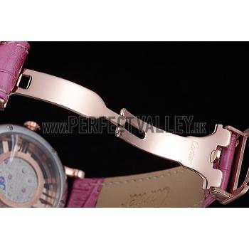 Cartier Rotonde Skeleton Flying Tourbillon Pink 621964