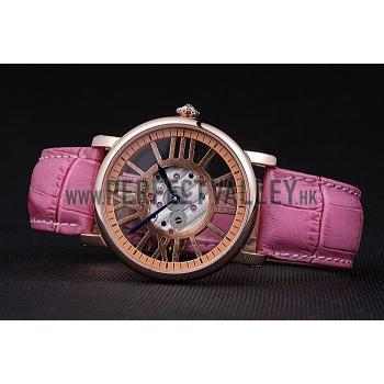 Cartier Rotonde Skeleton Flying Tourbillon Pink 621964