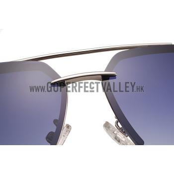 Cartier Wild Panthere Detail Silver Frame Silver Temples Sunglasses 308191