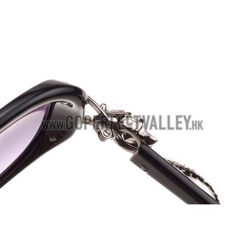 Cartier Decor Panthere Black Frame Sunglasses 308071