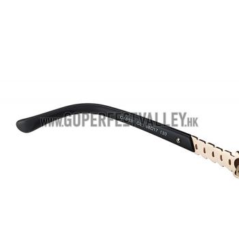 Cheap Cartier Golden Diamond Detail Black Frame Sunglasses 308278