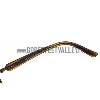 Cartier Tortoiseshell Frame Brown Lenses Sunglasses 308255 Replica