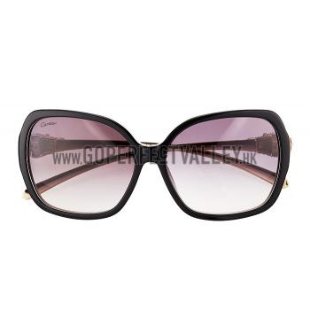 Replica Cartier Panthere Wild de Cartier White Frame Sunglasses  308070