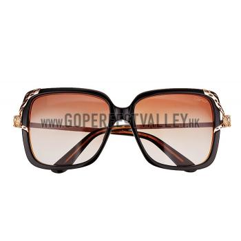 Cartier Panthere Diamond Detail Brown Frame Sunglasses 308289