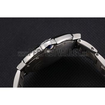 Cartier Ballon Bleu 42mm Black Dial Stainless Steel Case And Bracelet Replica