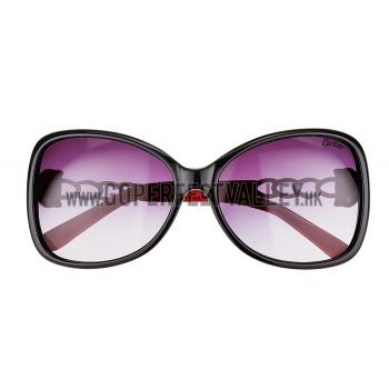 Cartier Panthere Decor Black Frame Red Temples Sunglasses 308262