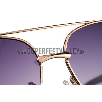 Cartier Aviator Gold Frame Grey Lenses Sunglasses 308125