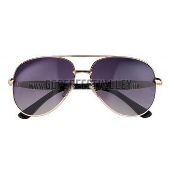 Cartier Aviator Gold Frame Grey Lenses Sunglasses 308125