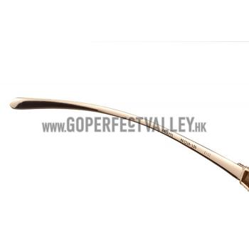 Cartier Panthere Wild de Cartier Beige Frame Sunglasses  308068