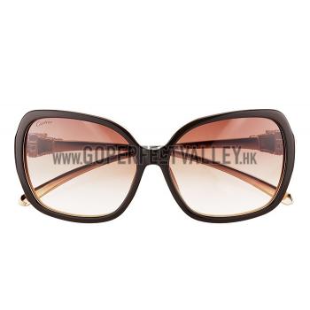 Cartier Panthere Wild de Cartier Beige Frame Sunglasses  308068