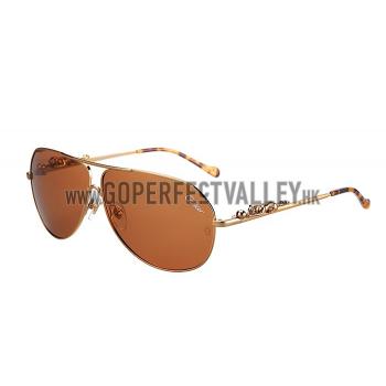 Cartier Wild Panthere Aviator Gold Sunglasses 307802