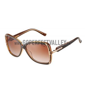 Cartier Brown Frame Brown Lenses Sunglasses 308257