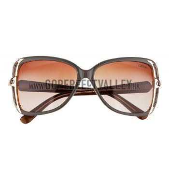 Cartier Brown Frame Brown Lenses Sunglasses 308257