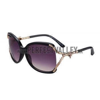 Cartier Owl Motif Black Sunglasses 307788