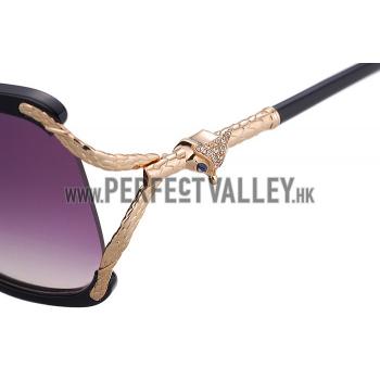 Cartier Owl Motif Black Sunglasses 307788