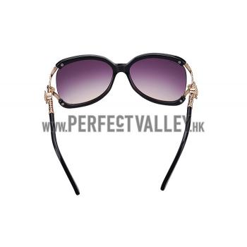 Cartier Owl Motif Black Sunglasses 307788