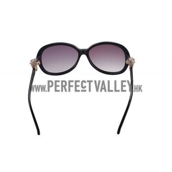 Cartier Panthere Decor Jewelry Black Sunglasses 307781