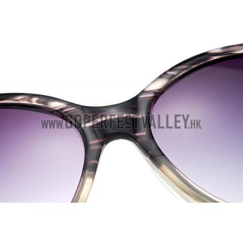 Cartier Golden Finish Panthere Detail Grey Frame Sunglasses 308266