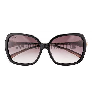 Cartier Panthere Wild de Cartier Black Frame Sunglasses  308067