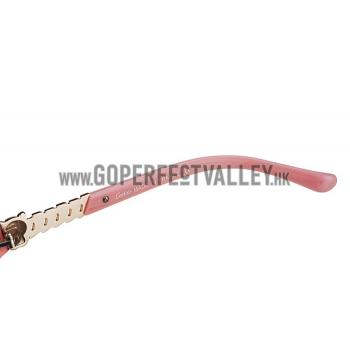 Cheap Cartier Golden Diamond Detail Black And Pink Frame Sunglasses 308282