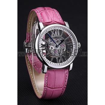 Cartier Rotonde Skeleton Flying Tourbillon Pink 621973