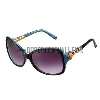 Cartier Panthere Decor Black And Blue Frame Sunglasses 308260