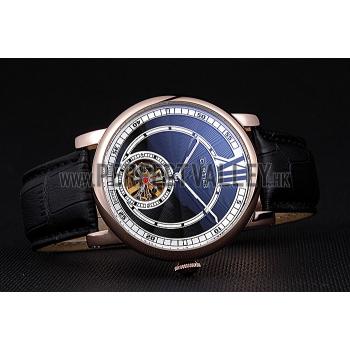 Cartier Rotonde Flying Tourbillon Black Dial 621937