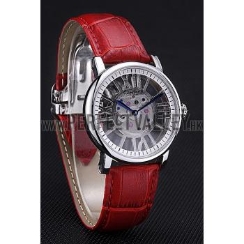 Cheap Cartier Rotonde Skeleton Flying Tourbillon Red 621967