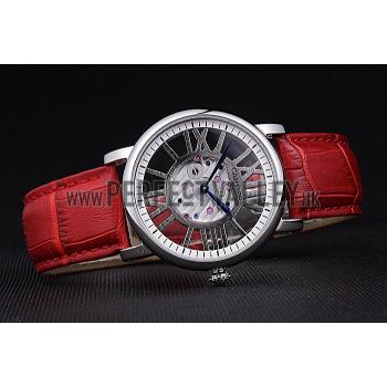 Cheap Cartier Rotonde Skeleton Flying Tourbillon Red 621967