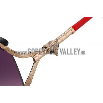 Cartier Owl Motif Red Sunglasses 307791