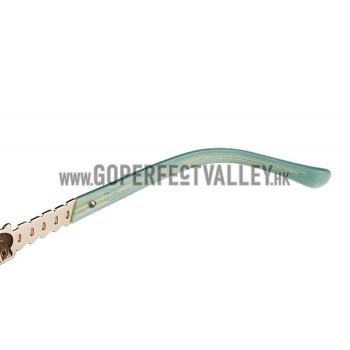 Replica Cartier Golden Diamond Detail Black And Green Frame Sunglasses 308281