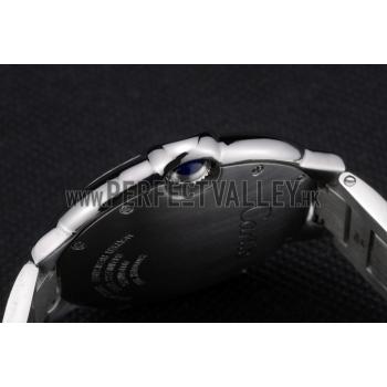 Cartier Ballon Bleu 42mm Black Dial Stainless Steel Case And Bracelet