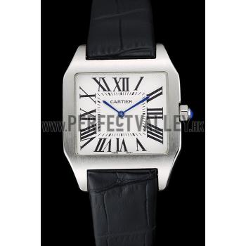 Cartier Santos 100 Polished Stainless Steel Bezel 621931 Replica