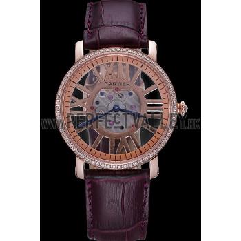 Cartier Rotonde Skeleton Flying Tourbillon Purple 621963