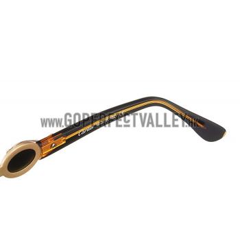 Cartier Double C Decor Black And Brown Sunglasses  308253