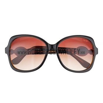 Cartier Double C Decor Black And Brown Sunglasses  308253